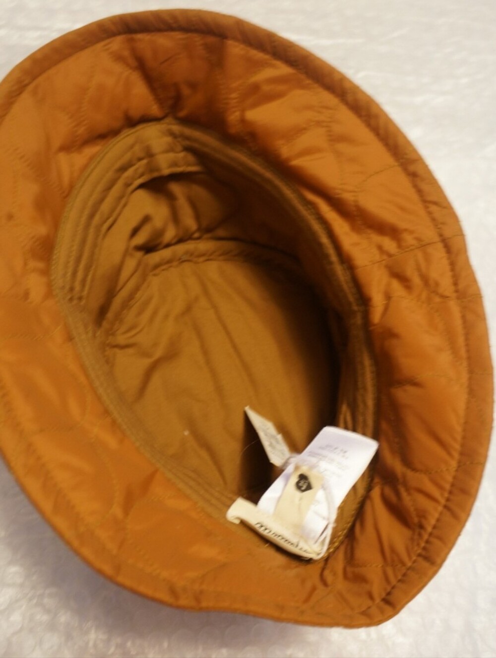 NEW MADEWELL WARM COFFEE QUILTED NYLON BUCKET HAT SIZE S/M S M NH394 - Picture 7 of 10